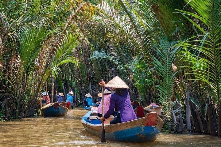 Tour del Cu Chi Tunnels e del Delta del Mekong Full Day Deluxe