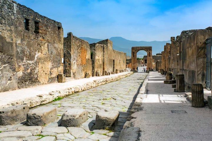Privé dagtrip vanuit Rome : ontdek Pompeii & de kust van Amalfi
