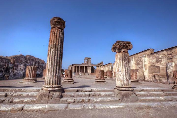 Privé dagtrip vanuit Rome : ontdek Pompeii & de kust van Amalfi