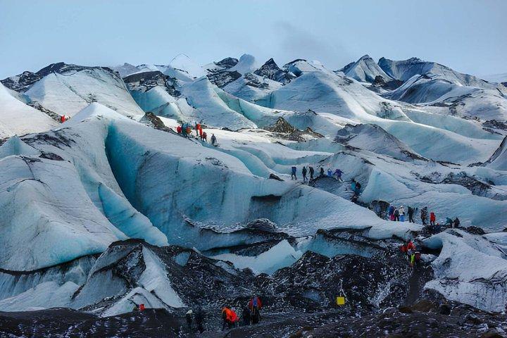 Excursión guiada al glaciar Solheimajokull