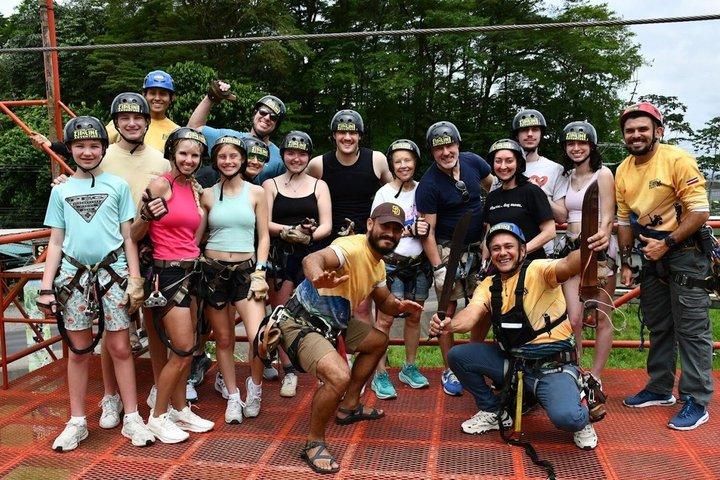 La Fortuna Zipline con Escursione Vulcano e Ponti Sospesi