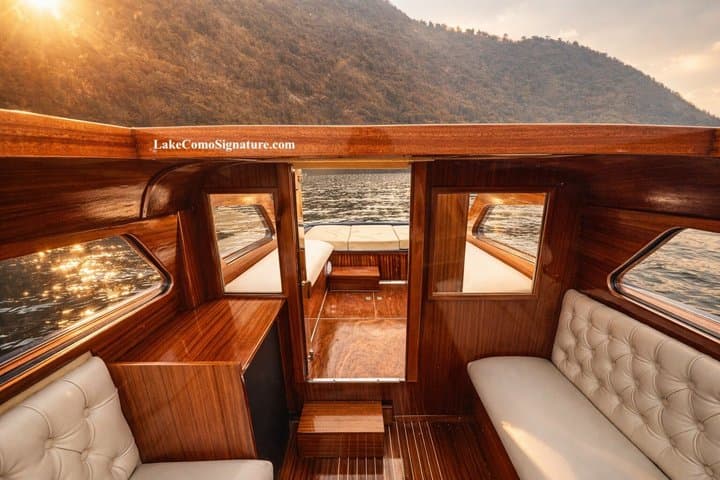 Intimate Lake Cruise on a Classic Wooden Boat for 8
