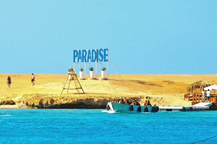 Hurghada Premium Hula Hula Island Cruise med frokost og transfer