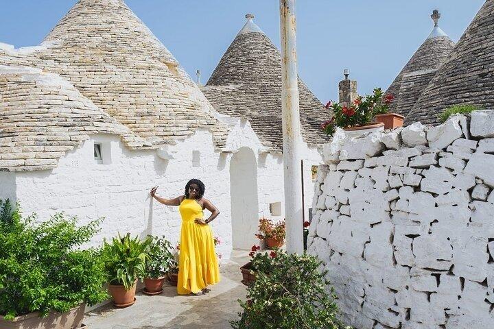 Excursão de ônibus com o melhor de Alberobello Trulli e Polignano a Mare saindo de Bari