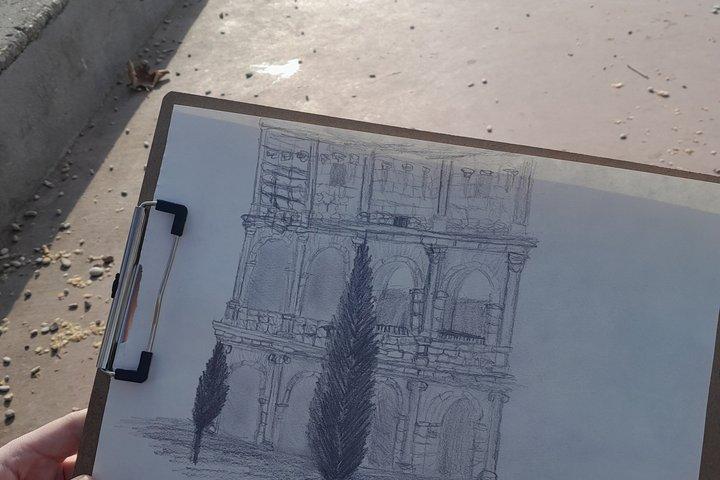 Ontdek het Colosseum door te schetsen Geen tekenvaardigheid nodig