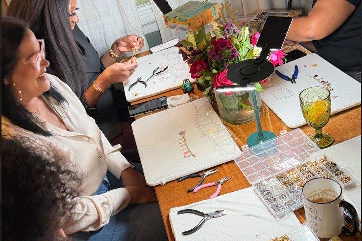 アルツェリーナとNYでジュエリー作り教室