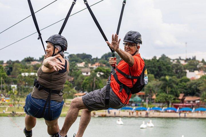Zip line i Campinas, Taquaral Park