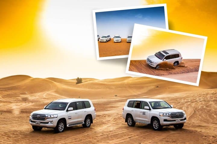 Premium Desert Safari, food Service with 4 alcoholics drinks