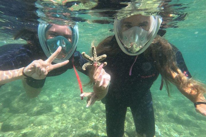 Lisboa: Excursión en kayak y snorkel en la playa salvaje de Arrábida (opción de recogida)