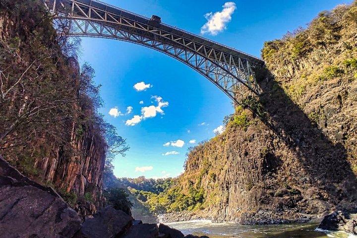 Victoria Falls Gorge Guided Hike with Zambezi River View