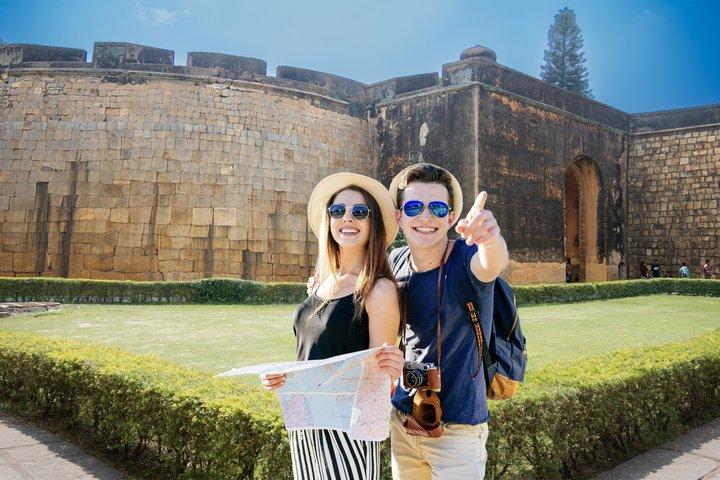 Promenade historique à Bangalore au fort et au marché des temples du palais