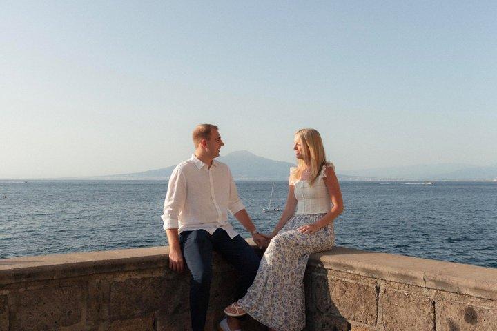 ローマのロマンチックな婚約物語の秘密プロポーズ写真家