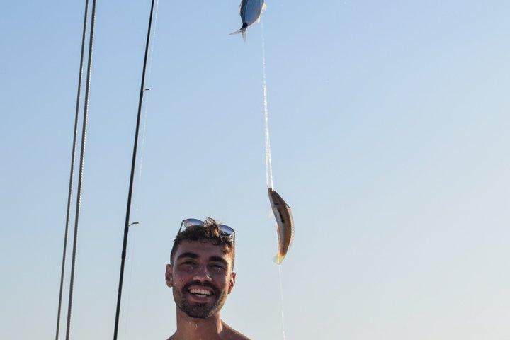 Agios Nikolaos Catamaran naar Spinalonga Vissen en Maaltijd