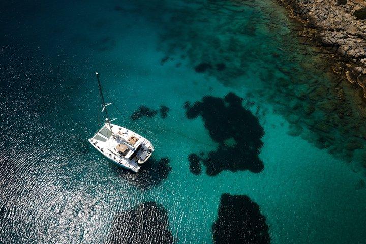 Agios Nikolaos Catamaran naar Spinalonga Vissen en Maaltijd