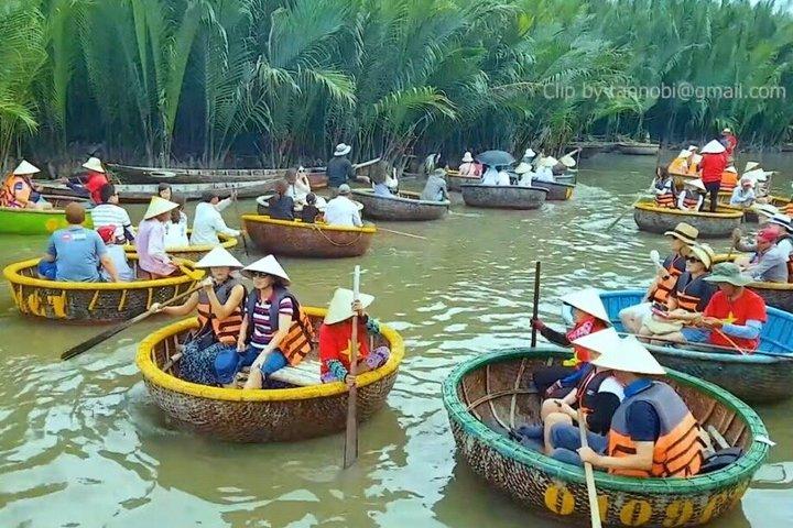 Hoi An Barco de Barco de Coco com Pesca de Crab