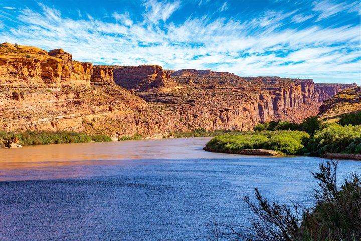Fisher Towers fuld dag Rafting eventyr på Colorado River