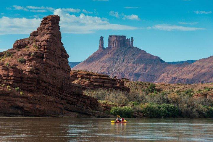 Fisher Towers fuld dag Rafting eventyr på Colorado River