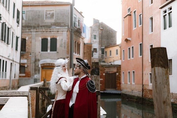 Venetië Carnaval Kostuum Fotoshoot Privé-ervaring