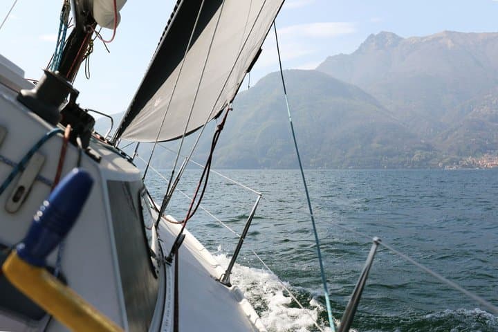Sailboat ride on Lake Como