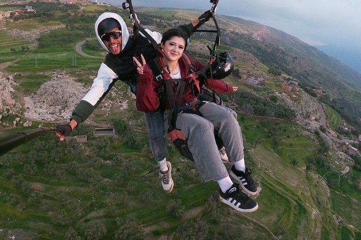 Marrakech : Paragliding over Agafay & Atlas mountains
