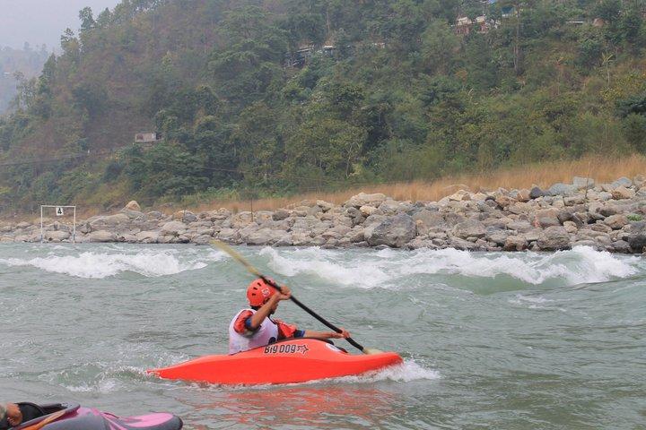 A day Kayaking experience in Trishuli River