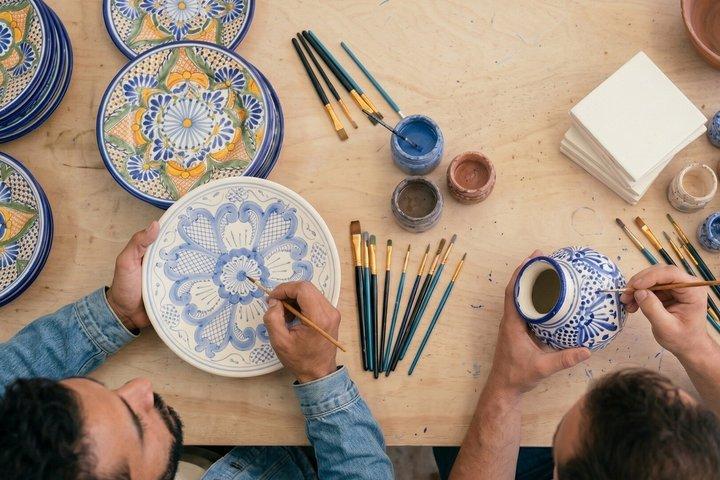 Desde Puebla : Tour privado a cholula + fabrica de talvera