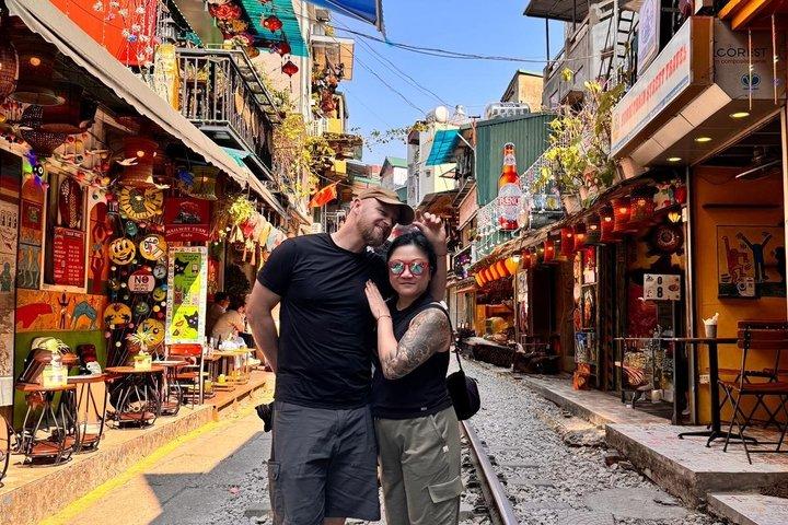 Visite privée à pied de Hanoi avec visite de la rue du train