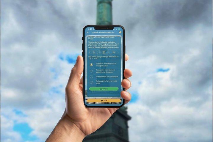 Révolution Française Grand Tour GPS App Walking Tour Mobile Game