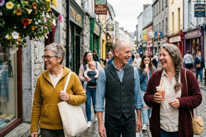 Tour privato a piedi Galway Historic Old Town Family Heritage