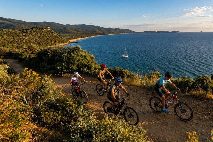 Visite guidée virtuelle en vélo électrique du parc régional de la Maremme