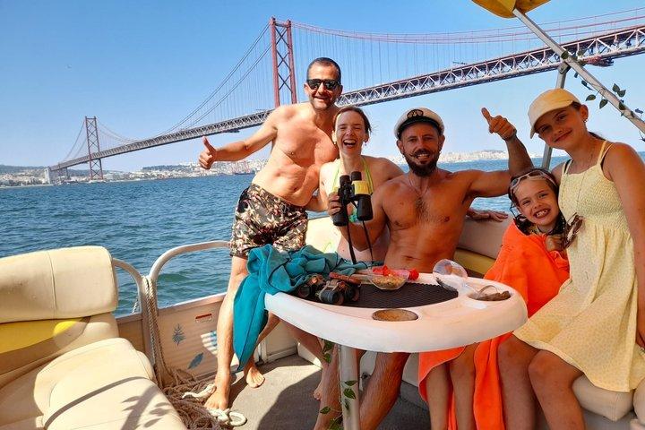 Lisbon Boat Cruise with Swimming Stop & Live Music