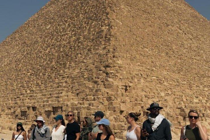 Visite du grand musée égyptien et des pyramides de Gizeh avec déjeuner