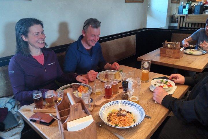 ガラス吹きワークショップ&クラフトビール&火山景観ハイキング