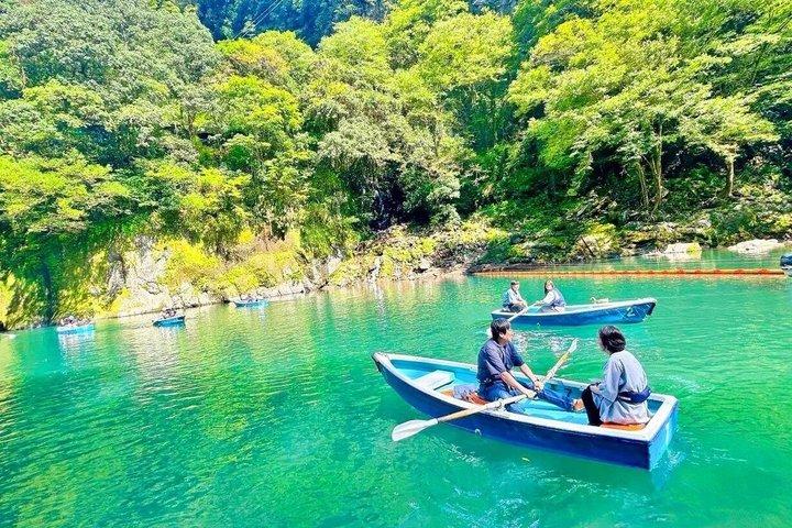 Excursión de un día a la garganta y el santuario Takachiho de Miyazaki con salida desde Fukuoka