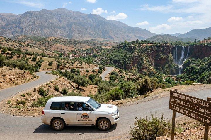 From Marrakech: Day Trip to Ouzoud Waterfalls Guided & Boat Ride