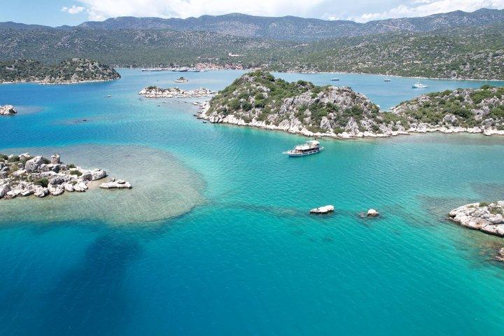 Sunken City of Kekova, Limyra & St. Nicholas Church from Kemer