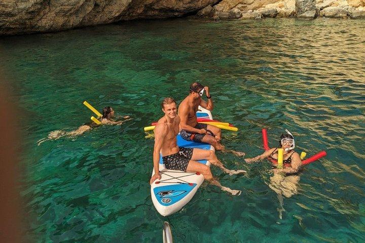 Sunset Comino Lagoons and Sea Caves Tour
