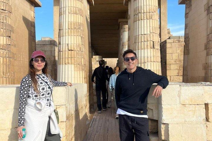 Combo Day Pyramids Saqqara Memphis Dahshur e ATV e Felucca