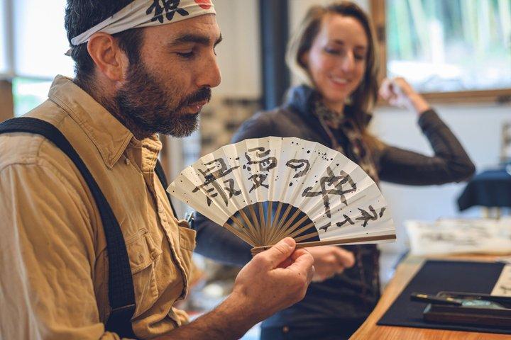 Private Japanese Calligraphy near Arima Onsen