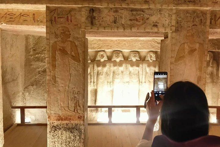 Pirâmides de Gizé e Tumba de Meresankh com passeio de camelo e almoço