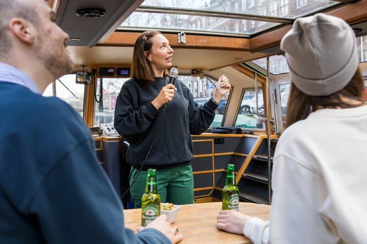Amsterdam Heineken Cruise with Drinks & Heineken Experience