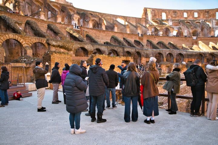 Rome: Colosseum with Arena, Roman Forum and Palatine Guided Tour