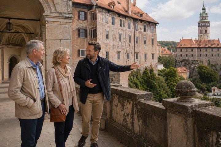 Private Kutna Hora Bone Church and Cesky Krumlov Tour from Prague