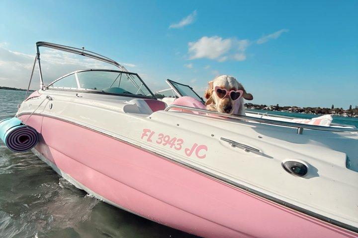 Palm Beach Pink Boat Charter com o Capitão