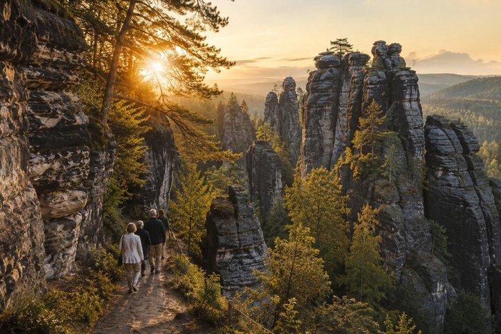 Aventura privada para Pravcicka Bastei e Dresden