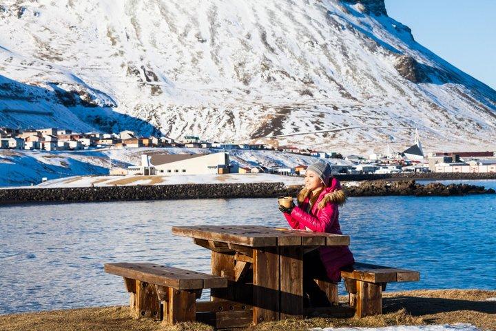 Grundarfjörður kystudflugt: Snæfellsnes & lokal overraskelse