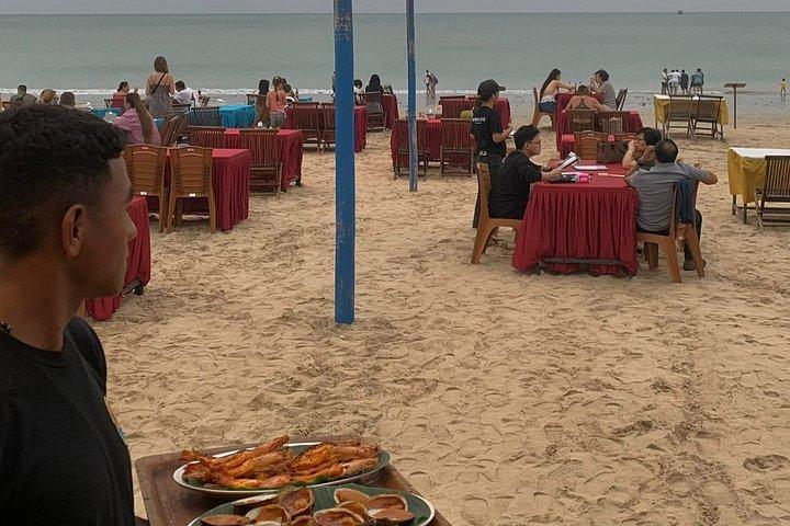 Jimbaran Sunset Beachfront Cena a base di pesce per 2