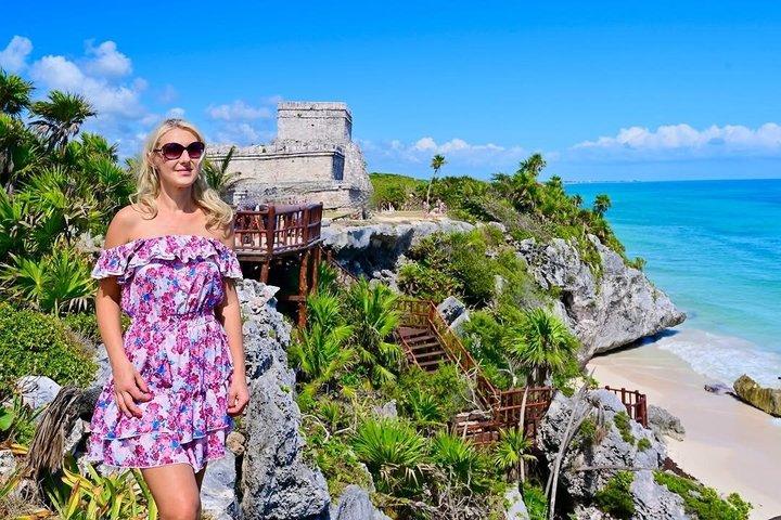 Hallf Day Tulum Ruines Tour, baignade Cenote et déjeuner mexicain