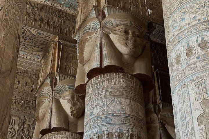 Luxor Sunrise Varmluftsballongritt och Dendera Temple Tour