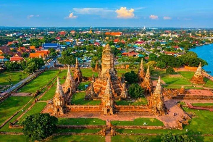 Bangkok : Ayutthaya Temples & Floating Market Experiencia en barco